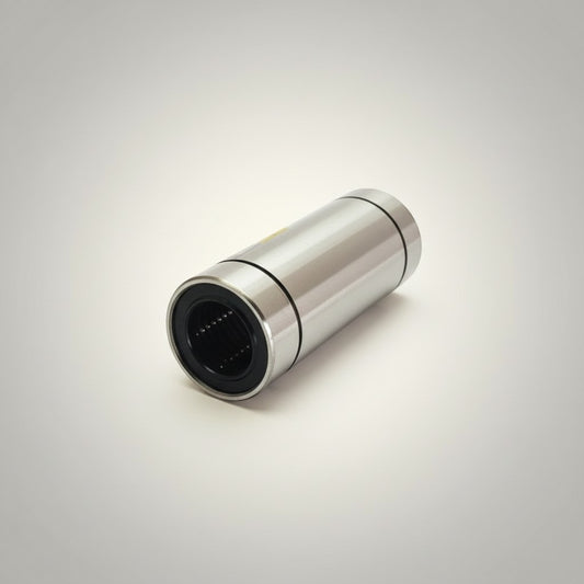 DIY AUTOMATION silver metal LM 25Luu linear motion bearing with black inner seal and ball bearings