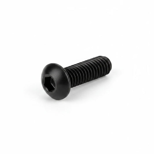 DIY AUTOMATIONS black alloy steel M5x12mm button head socket cap screw with hexagonal drive for secure assembly