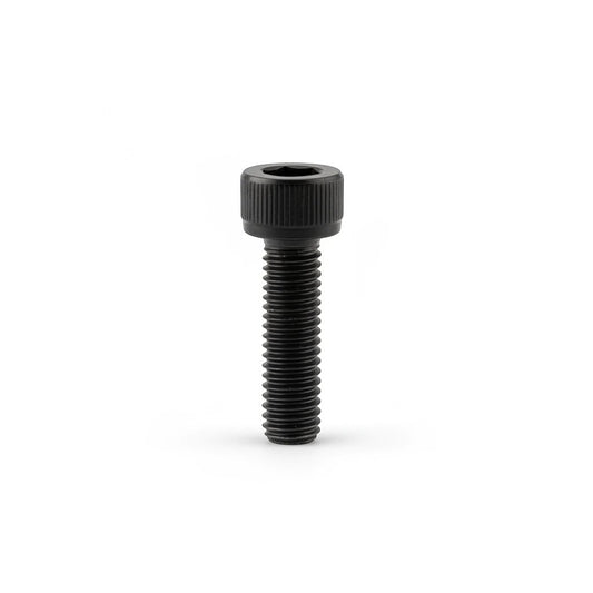 DIY AUTOMATIONS black M5x35 socket head screw with a cylindrical head and hex drive for industrial fastening