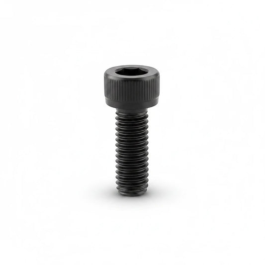 DIY AUTOMATIONS M5x12 black socket head screw with a cylindrical head and hexagonal drive