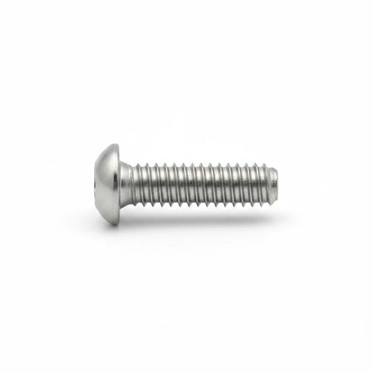 DIY AUTOMATIONS silver M5x25mm stainless steel button head socket cap screw for machinery and electronics