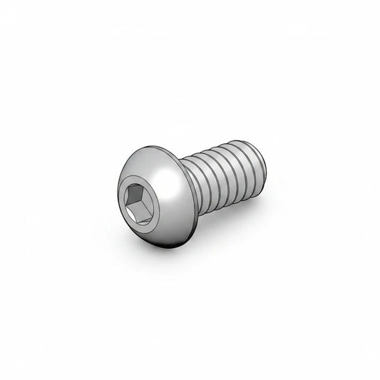 DIY AUTOMATIONS silver M6x14mm stainless steel button head socket cap screw with hexagonal drive