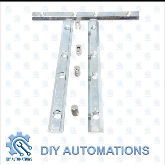 Connector Rod 40xM6 (SILVER) Aluminum Extrusion Mounting Bracket