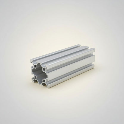DIY AUTOMATIONS 4040 silver aluminum extrusion profile with T-slot design for custom frames and automation equipment.