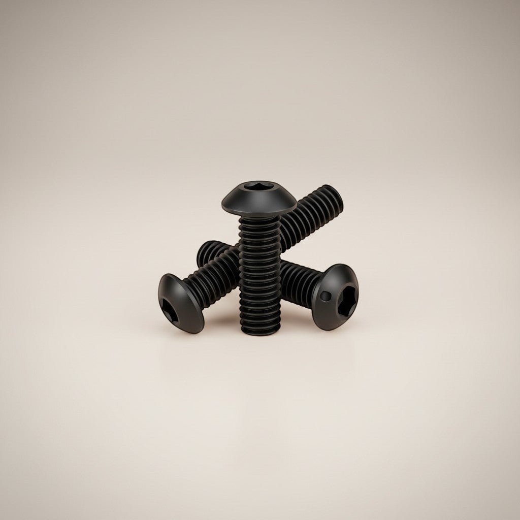 (Button Head Screw) Bhs M8x35 (BLACK) Button Head Socket Cap Screws - DIY AUTOMATIONS