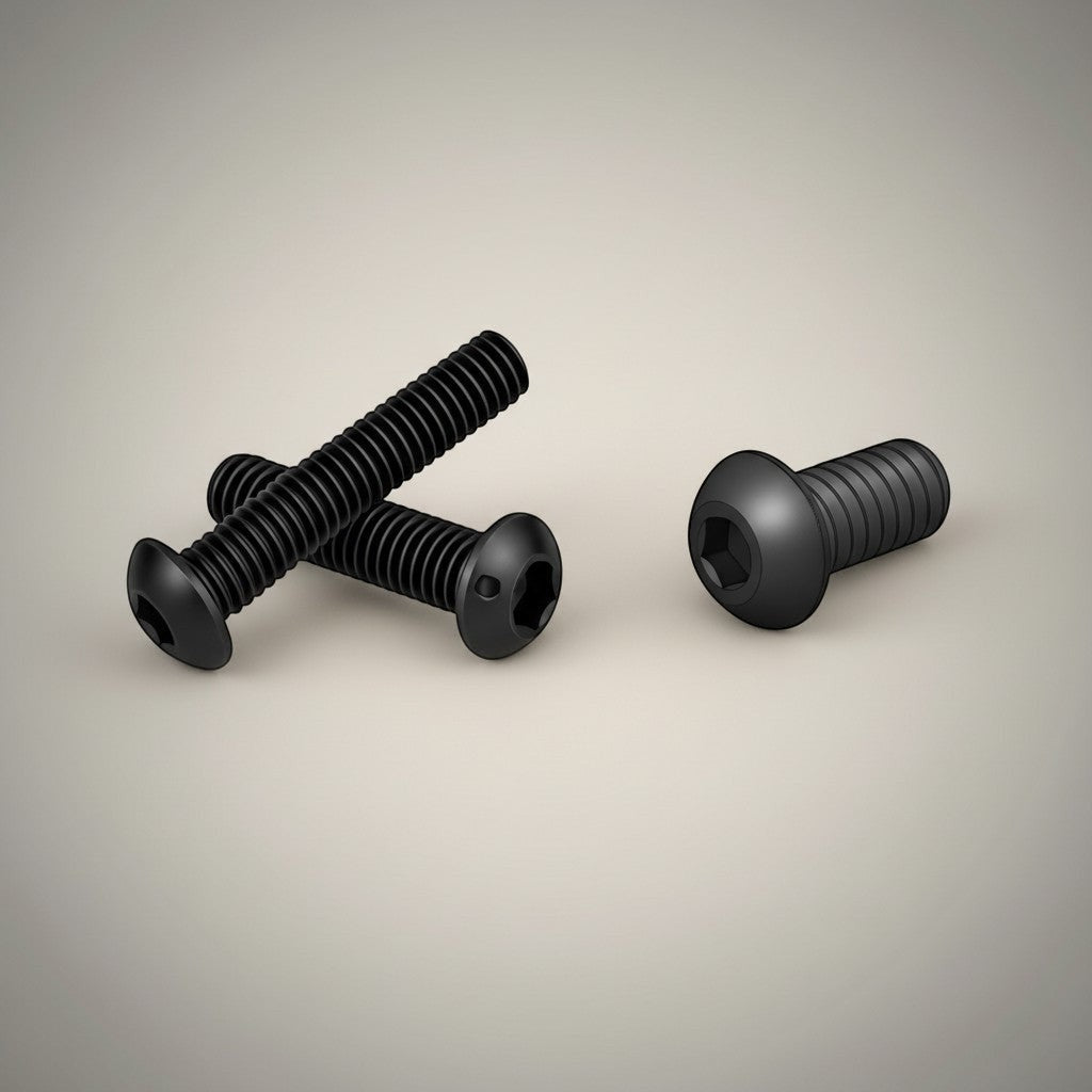 (Button Head Screw) Bhs M8x35 (BLACK) Button Head Socket Cap Screws - DIY AUTOMATIONS