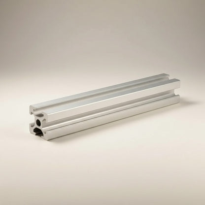 DIY AUTOMATION aluminum T-slot extrusion profile, 2020 series, silver anodized aluminum, 1000mm length.