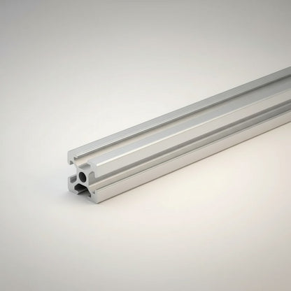 DIY AUTOMATION 2020-series anodized aluminum extrusion profile with T-slot design, 1000mm length.