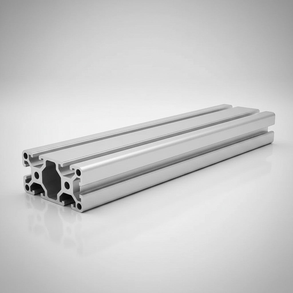 DIY AUTOMATION aluminum extrusion profile, silver, T-slot design, 3000mm length, ideal for custom frames and automation.