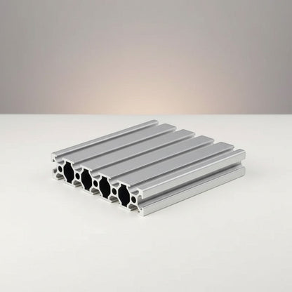 DIY AUTOMATIONSH aluminum extrusion profile, T-slot design, silver, 1000mm length, for construction and automation projects.