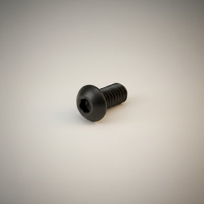 DIY AUTOMATION black alloy steel M3x4mm button head socket cap screw with hexagonal drive.