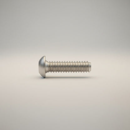 DIY AUTOMATIONSH M6x35 silver stainless steel button head socket cap screw with internal hex drive