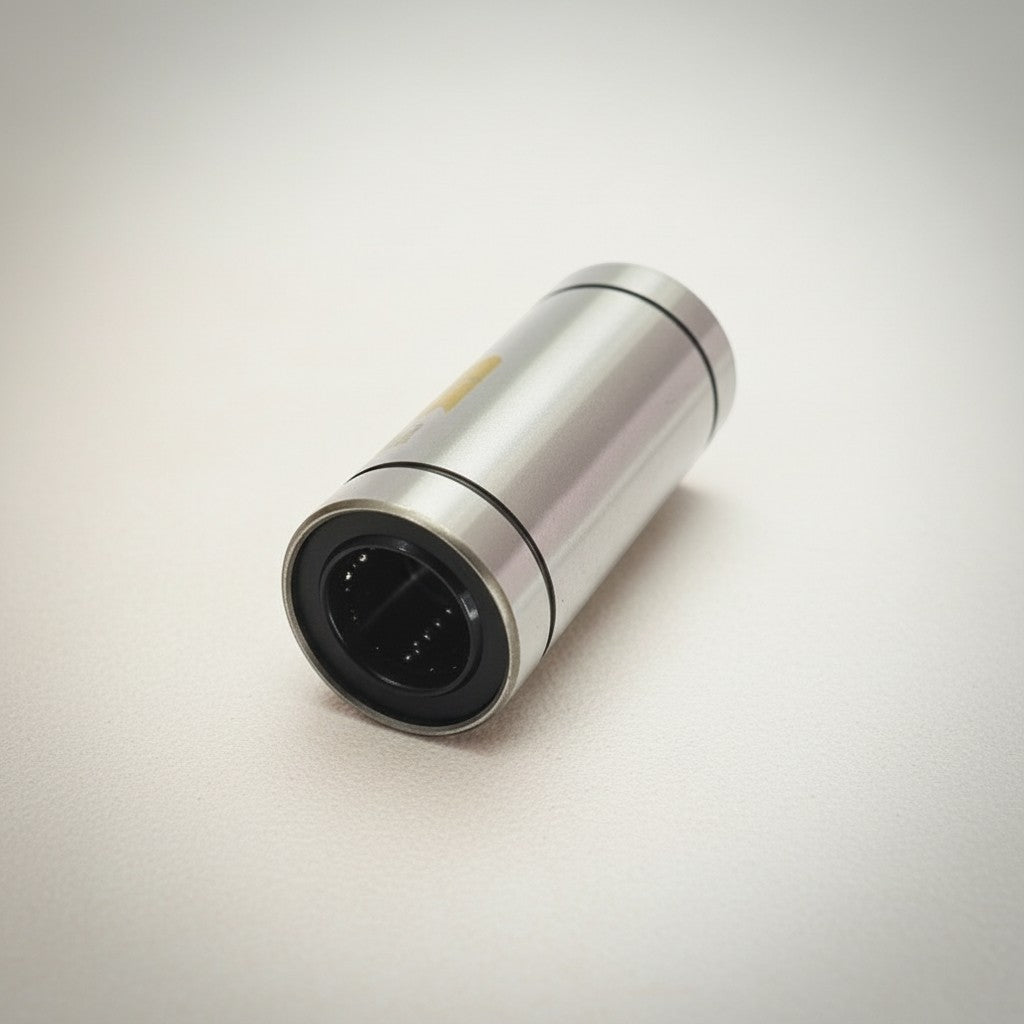 DIY AUTOMATION LM 20 LUU linear motion bearing, metal, silver, cylindrical, for automation projects.