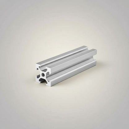 DIY AUTOMATION Silver 2020 aluminum extrusion profile, 20x20mm T-slot for frames and machinery.