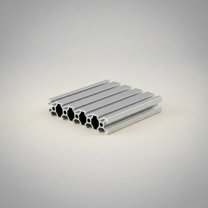 DIY AUTOMATION Silver 2020 industrial aluminum extrusion profile with T-slot design, 2000mm length.