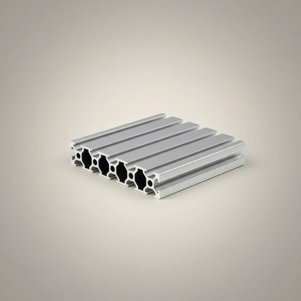 DIY AUTOMATION Silver 2020 industrial aluminum extrusion profile with T-slots, 2000mm length.