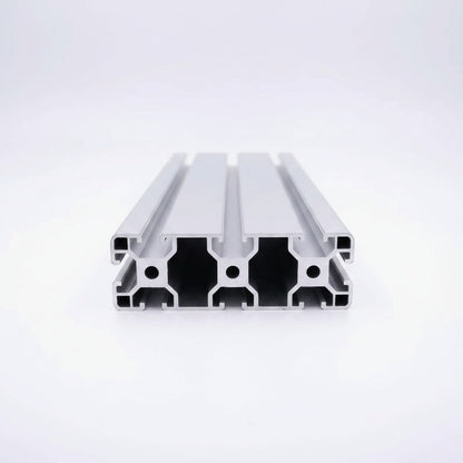 DIY AUTOMATIONSH T-40120 silver aluminium extrusion profile, 2000mm length, T-slot design for industrial automation and framing.