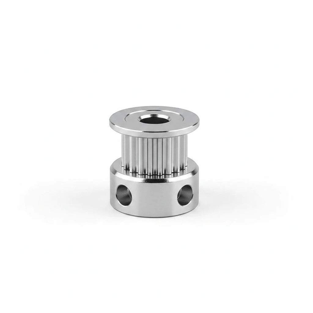 DIY AUTOMATIONS 16T aluminum timing pulley for 6mm GT2 belts with 5mm bore for 3D printers and CNC machines.