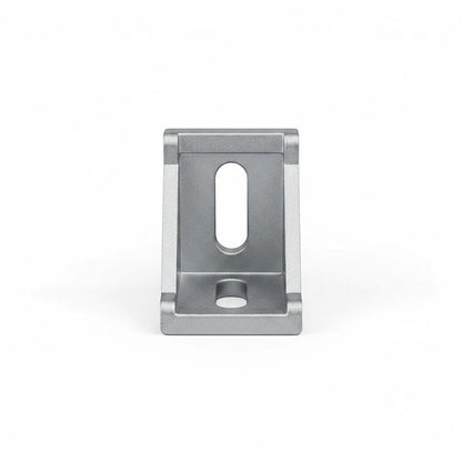 DIY AUTOMATIONS 30x30 silver aluminum corner bracket for extrusion frames and DIY automation projects.