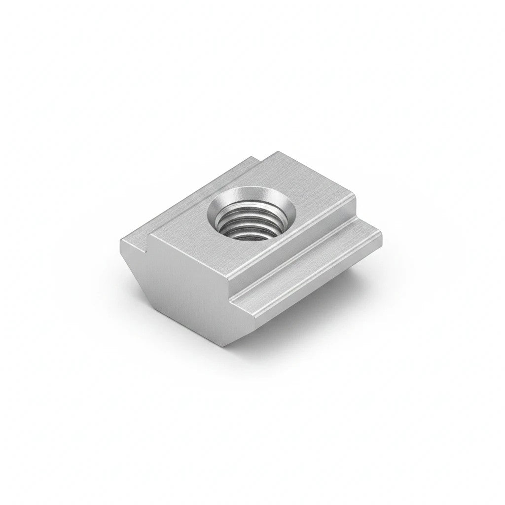 DIY AUTOMATIONS 30xM5 T-slot nut made of durable silver metal for aluminum extrusion projects