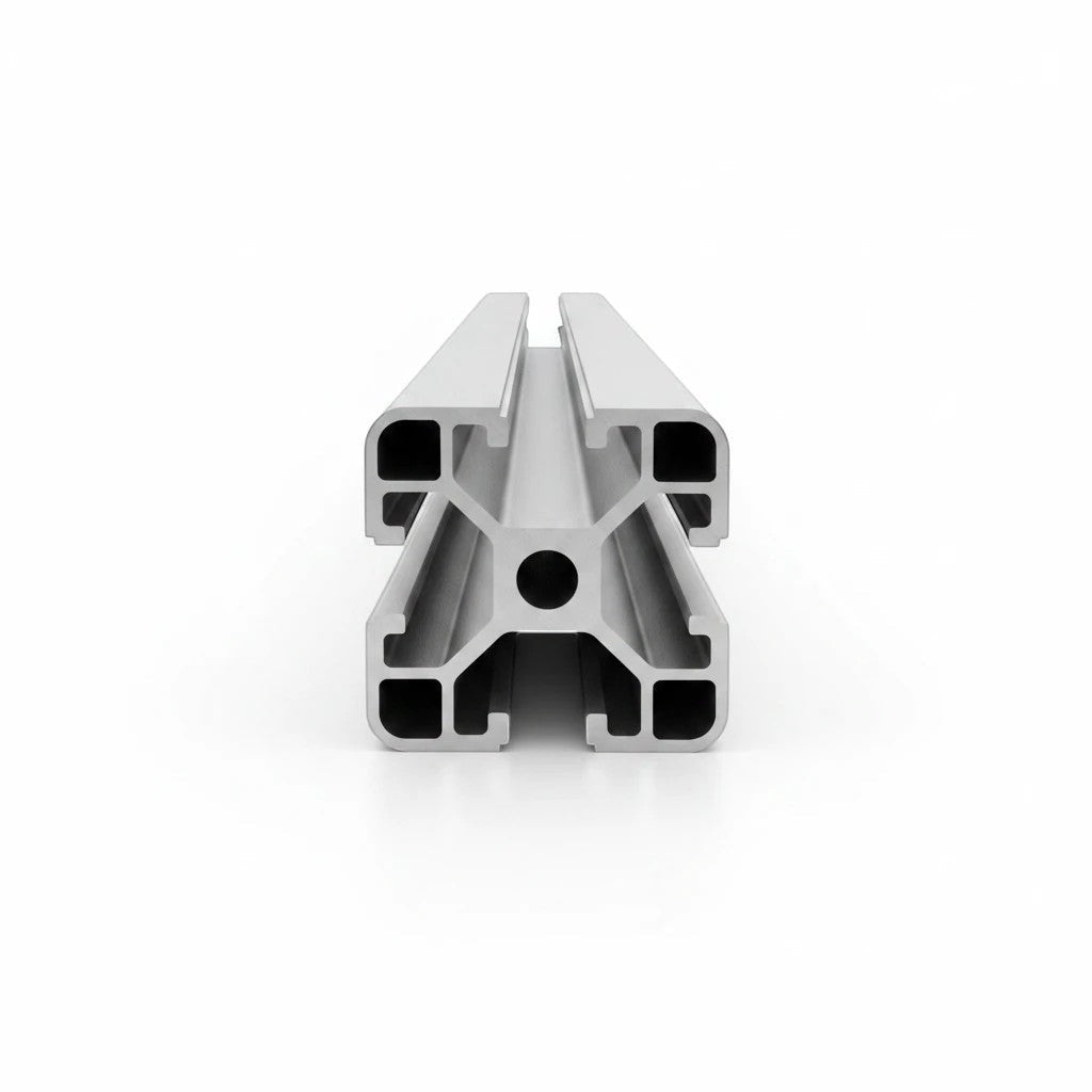 DIY AUTOMATIONS 4040 silver aluminum T-slot extrusion profile for industrial framing and custom DIY projects.