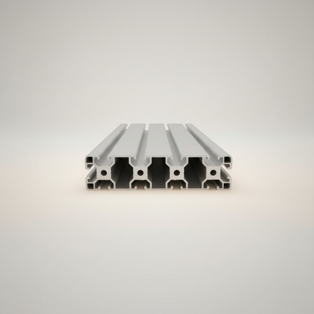 DIY AUTOMATIONS T-40160 silver aluminum extrusion profile with T-slot design for versatile structures and frames.