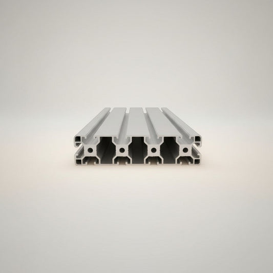 DIY AUTOMATIONS T-40160 silver aluminum extrusion profile with T-slot design for versatile structures and frames.