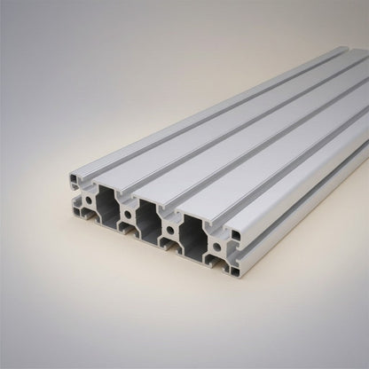 DIY AUTOMATIONS T-40160 silver aluminum extrusion profile with T-slot design for custom frames and structures.