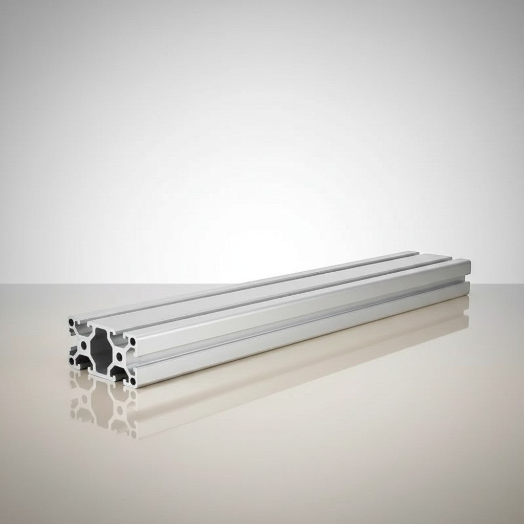 DIY AUTOMATIONS 2000mm silver aluminum T-slot extrusion profile for custom frames and automation equipment.
