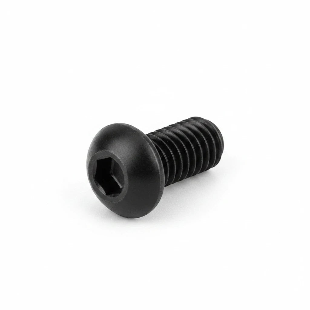 DIY AUTOMATIONS black alloy steel M4x12mm button head socket cap screw with hexagonal drive