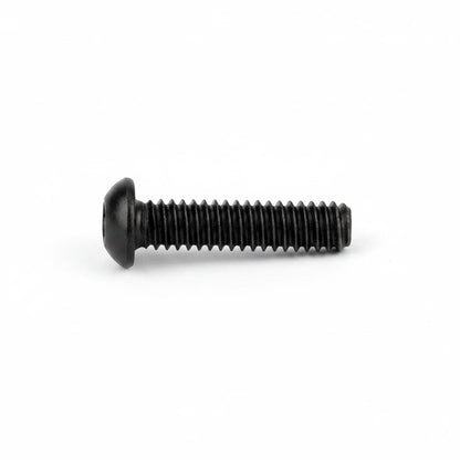 DIY AUTOMATIONS M4x8mm black button head socket cap screw with a low-profile design for secure fastening.