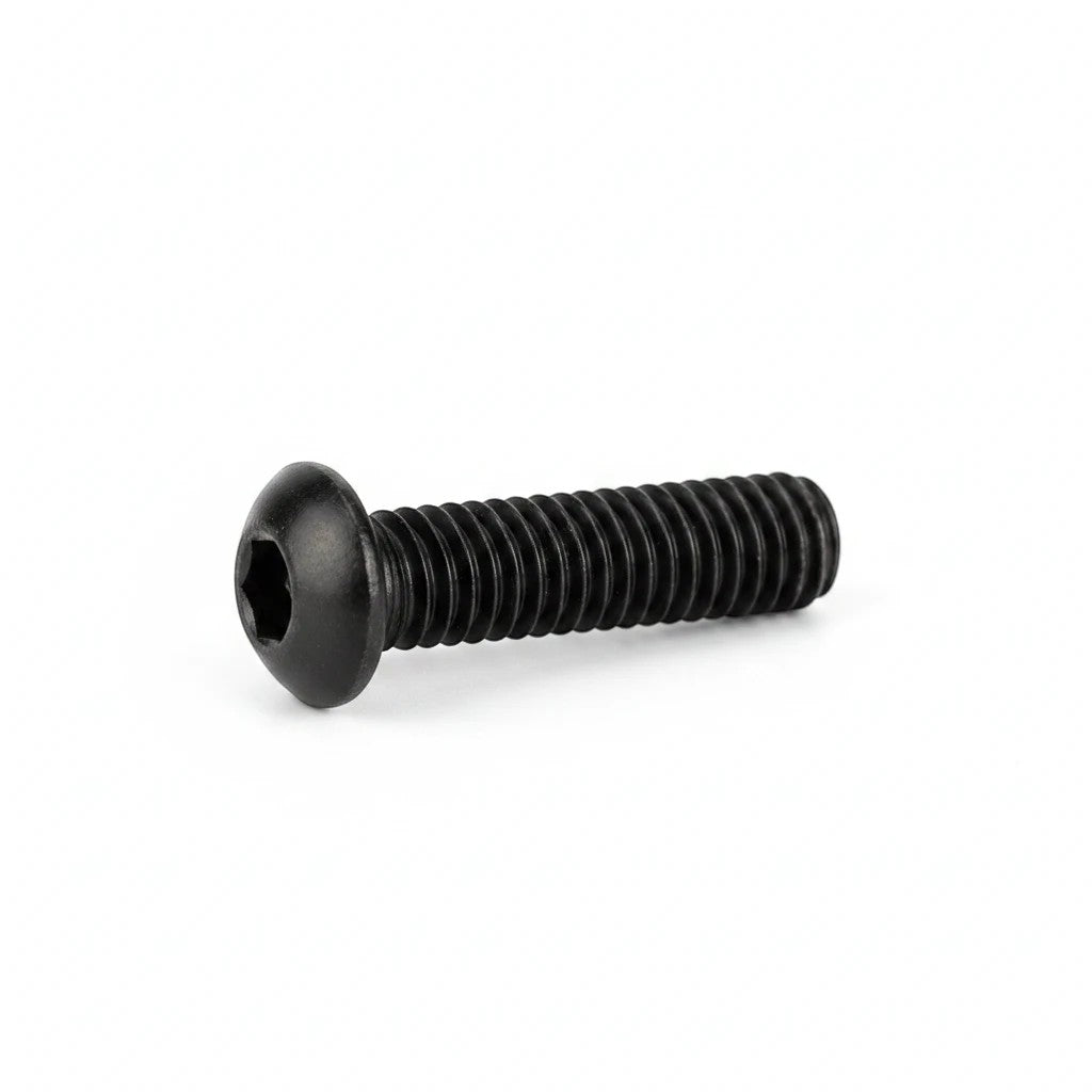DIY AUTOMATIONS black alloy steel M4x12mm button head socket cap screw with hexagonal drive