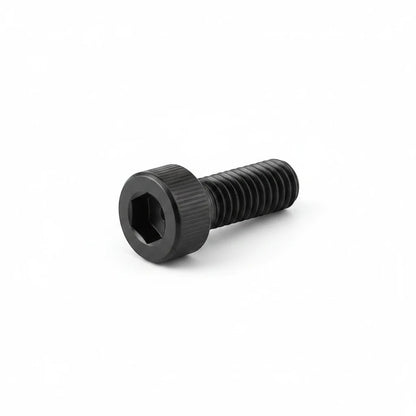 DIY AUTOMATIONS black M4x12 socket head screw with a knurled cylindrical head for industrial fastening