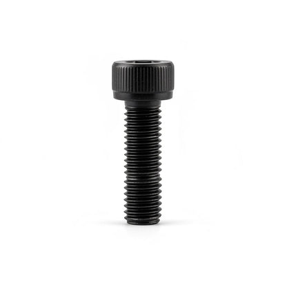 DIY AUTOMATIONS black M5x16 socket head screw with a knurled cylindrical head for industrial fastening