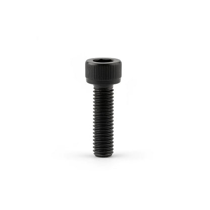 DIY AUTOMATIONS black M5x35 socket head screw with a cylindrical head and hex drive for industrial fastening