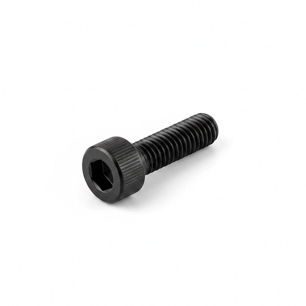 DIY AUTOMATIONS black M5x30 socket head screw with a cylindrical head and hexagonal drive