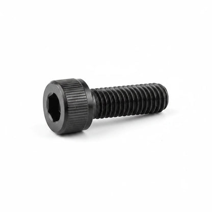 DIY AUTOMATIONS black M6x35 socket head screw with a cylindrical knurled head and threaded shaft
