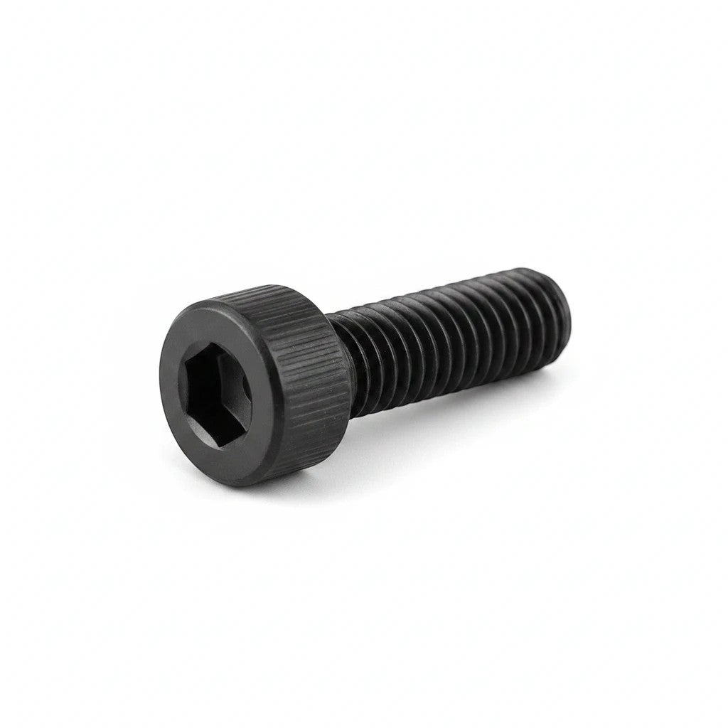 DIY AUTOMATIONS black M3x12 socket head screw with a hexagonal drive for precision fastening