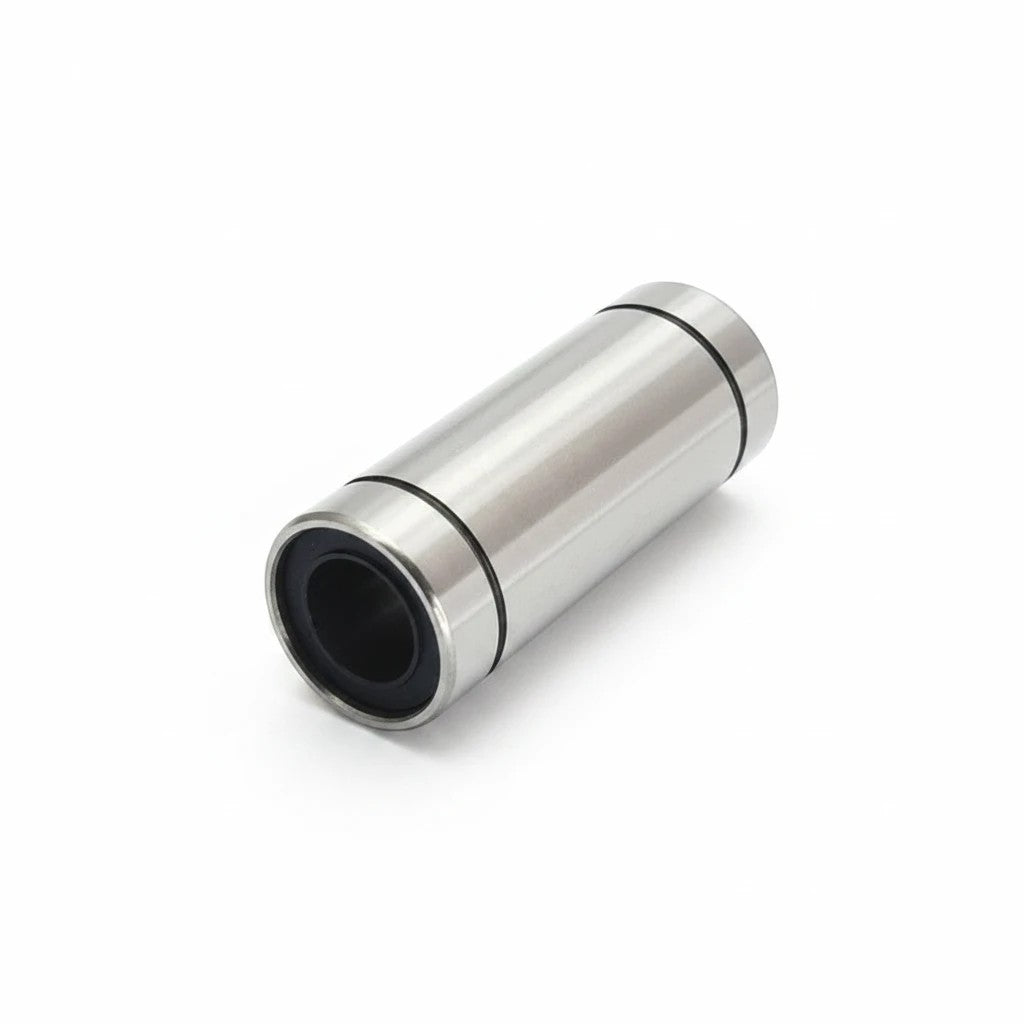 DIY AUTOMATIONS LM 13LUU linear motion bearing with a silver steel finish for 3D printers and CNC machines.
