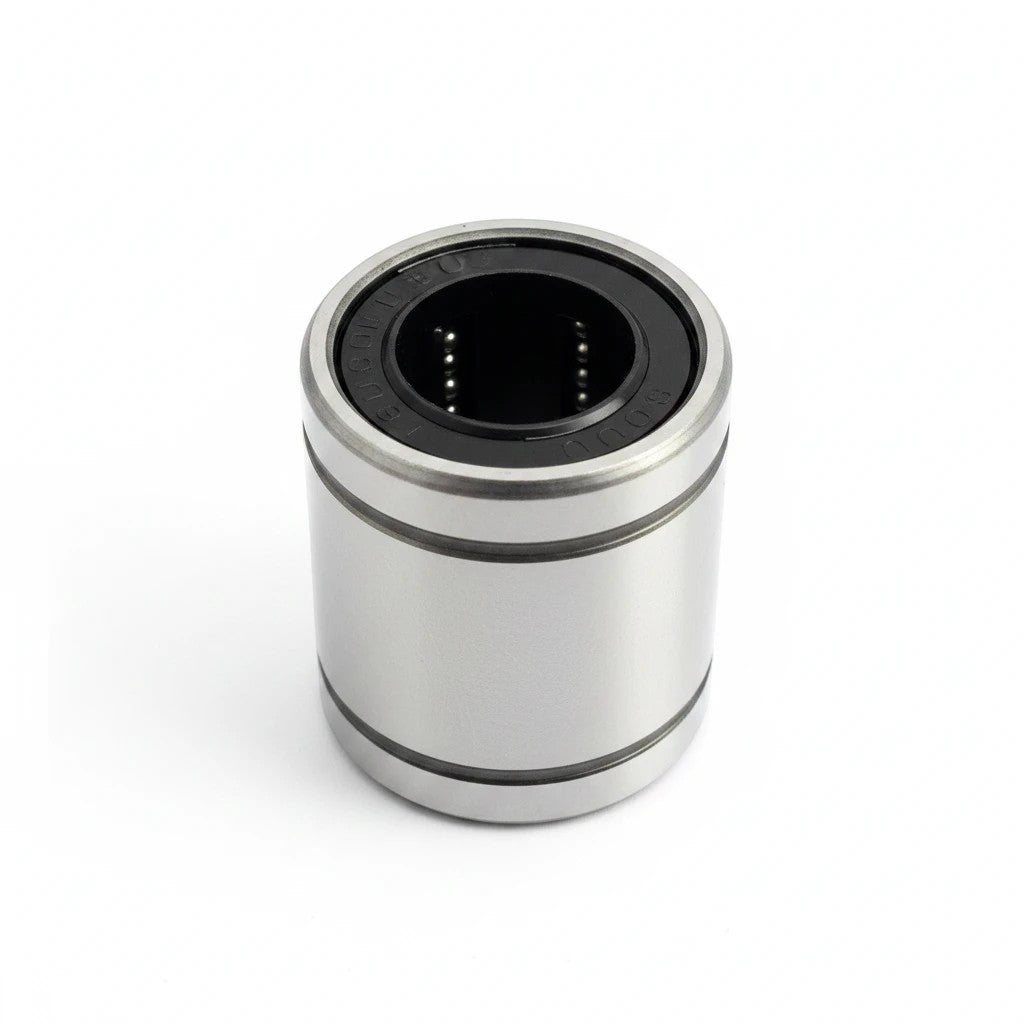 DIY AUTOMATIONS LM 20uu linear motion ball bearing with silver steel casing and black internal ball race