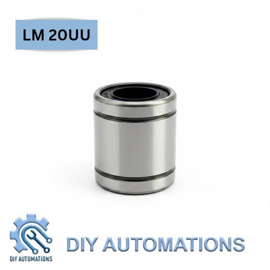 DIY AUTOMATIONS LM 20uu linear motion ball bearing for 3D printers and CNC machines with smooth metal finish