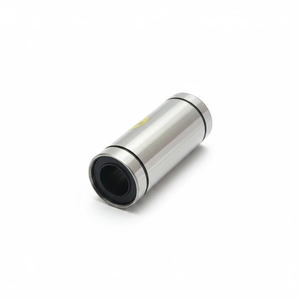 DIY AUTOMATIONS LM12LUU linear motion ball bearing for 3D printers and CNC machines in silver steel finish.