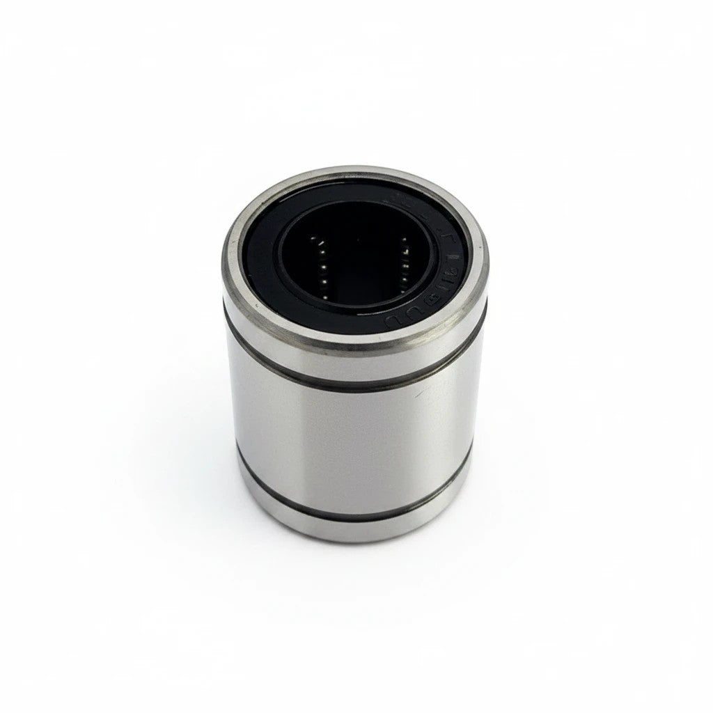 DIY AUTOMATIONS LM 30UU linear motion ball bearing with silver steel casing and black internal ball race.