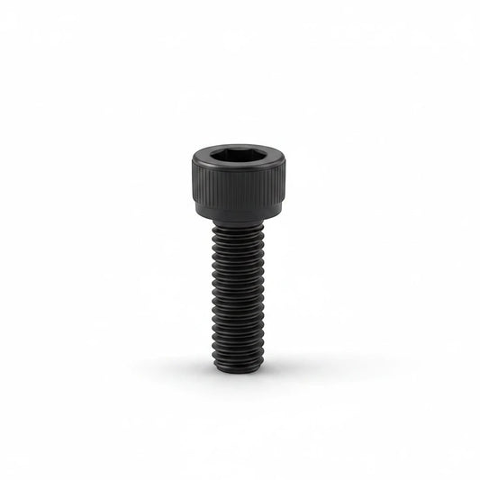 DIY AUTOMATIONS M3x10 black socket head screw with a cylindrical head and threaded metal shaft