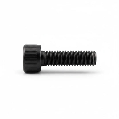 DIY AUTOMATIONS black M3x12 socket head screw with a cylindrical knurled head on a white background