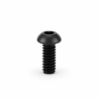 DIY AUTOMATIONS M3x16mm black button head socket cap screw with a hex drive for secure assembly.