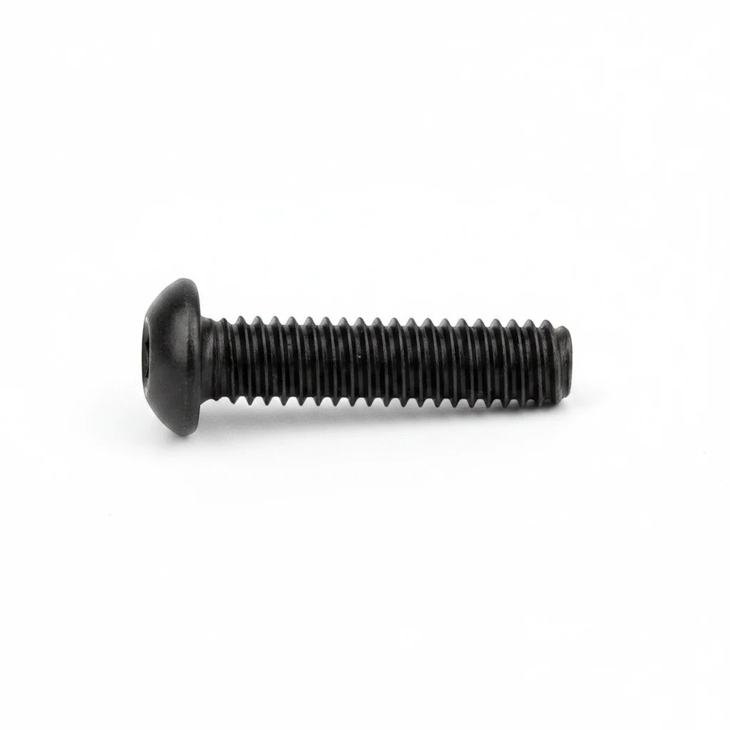 DIY AUTOMATIONS M3x16mm black button head socket cap screw with a hex drive for secure fastening