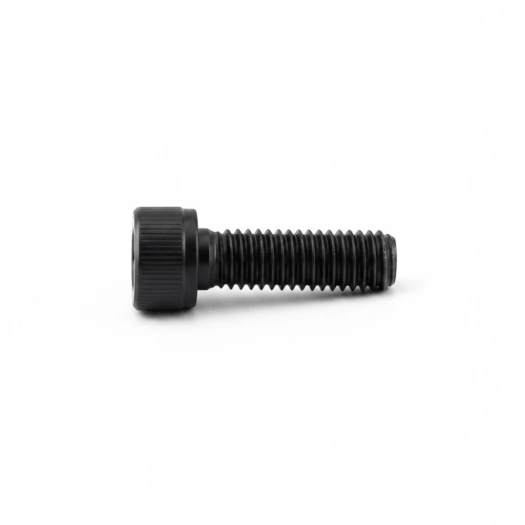 DIY AUTOMATIONS M3x40 black socket head screw with threaded metal shaft and cylindrical head