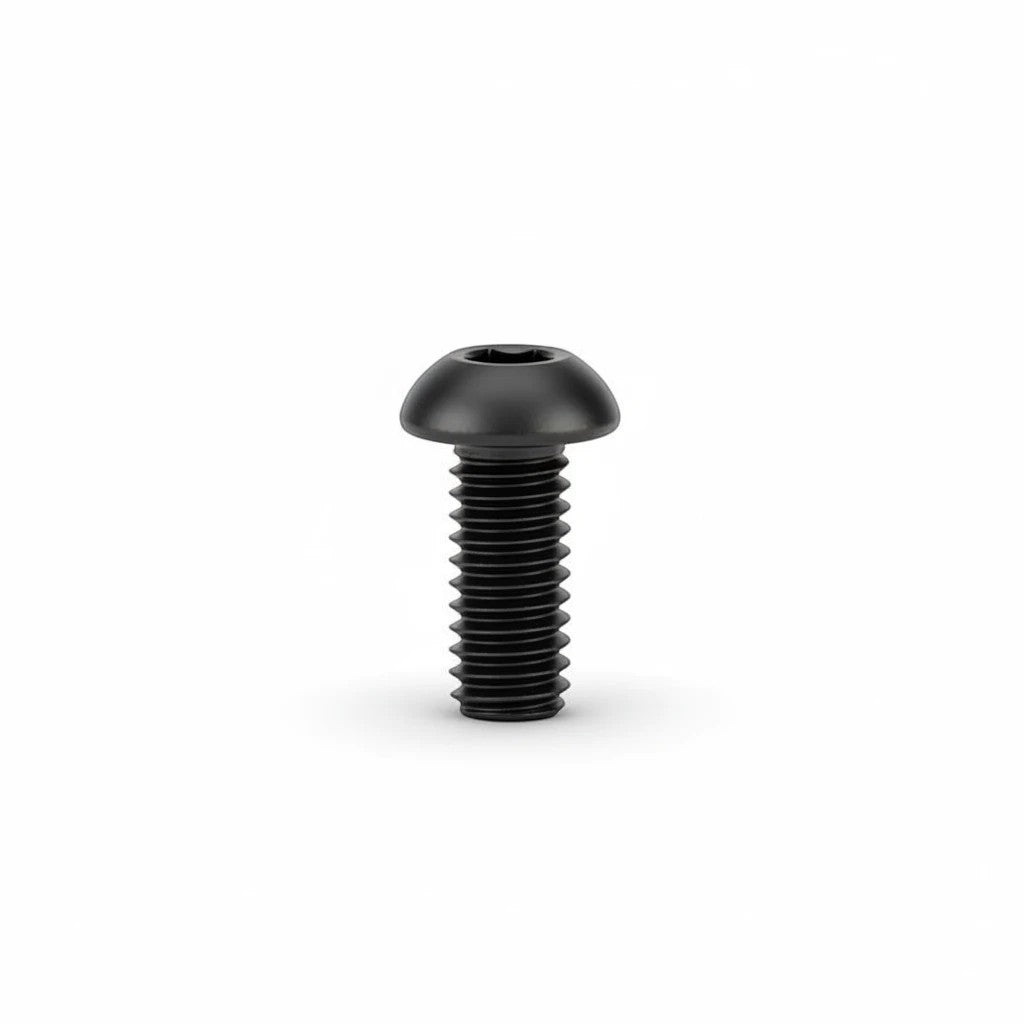 DIY AUTOMATIONS M4x16mm black oxide steel button head socket cap screw with hexagonal drive