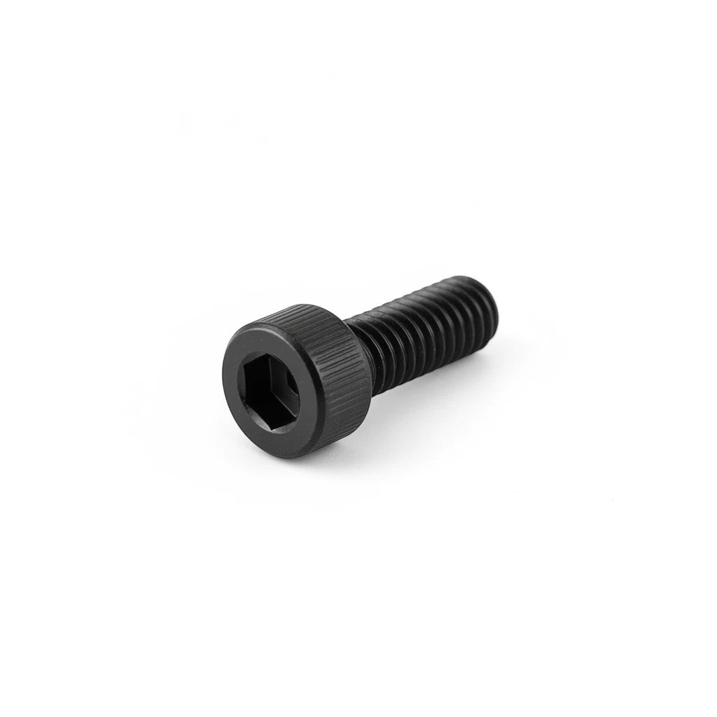 DIY AUTOMATIONS M4x20 black socket head screw with a cylindrical head and hexagonal drive.